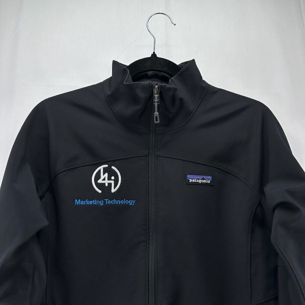 Patagonia Jacket Womens Size XS Logo Marketing Technology Intuit Workwear Black - Picture 4 of 12